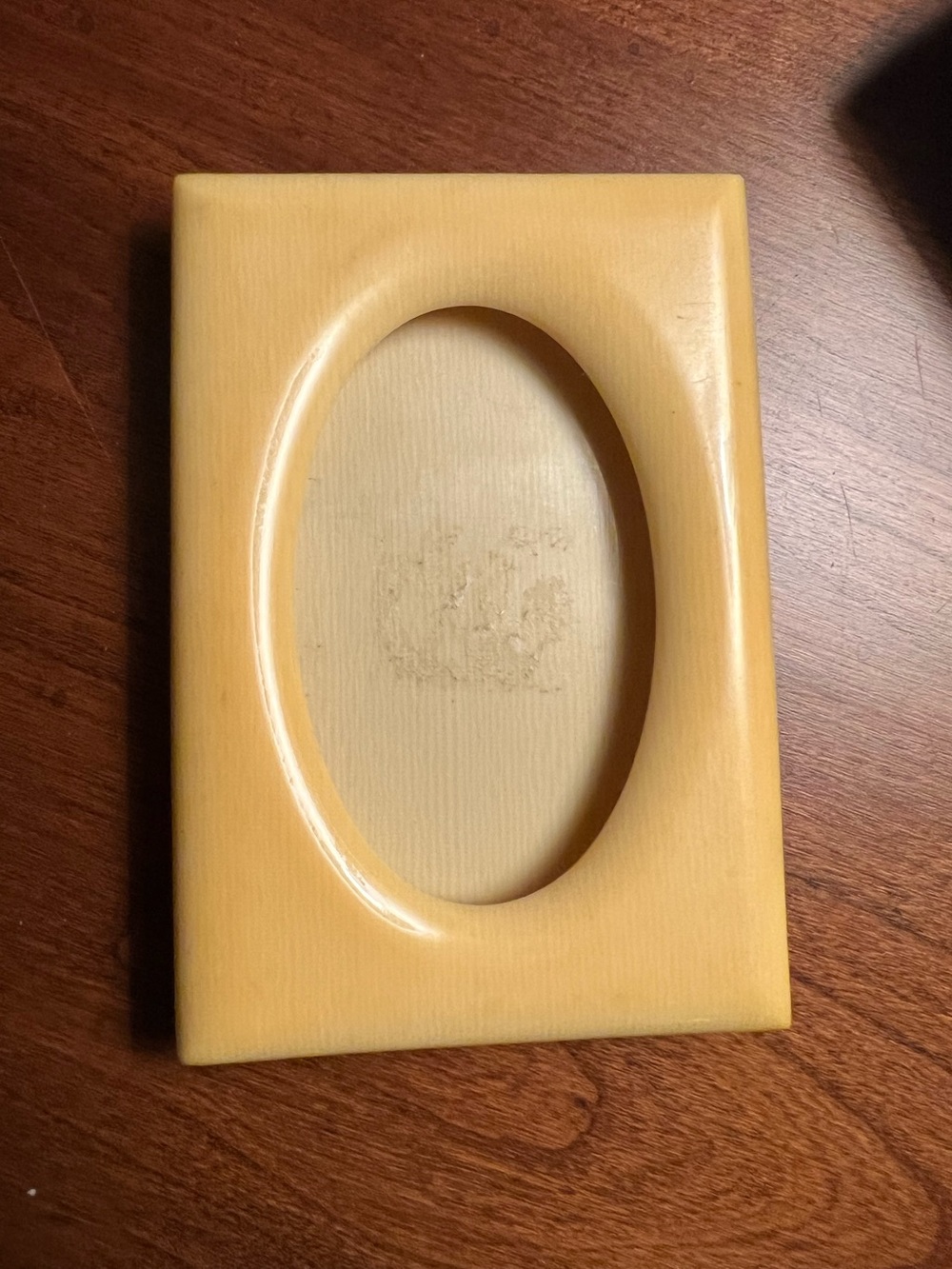 Vintage French Ivoru Celluloid picture frame AS IS